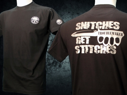 Shirt- Snitches Get Stitches