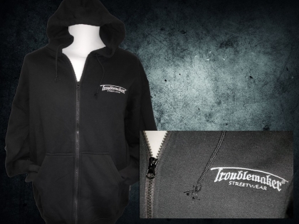Hooded Jacket - Troublemaker Streetwear stick