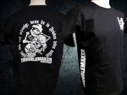 Shirt - Troublemaker 3 skulls