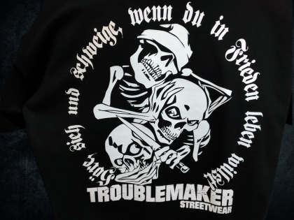 Shirt - Troublemaker 3 skulls