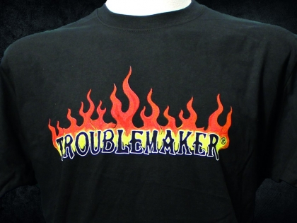 Troublemaker - Flammen Shirt TROUBLEMAKER Skull