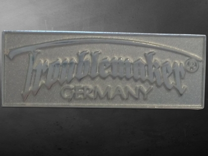Pin - Troublemaker Germany (silber)